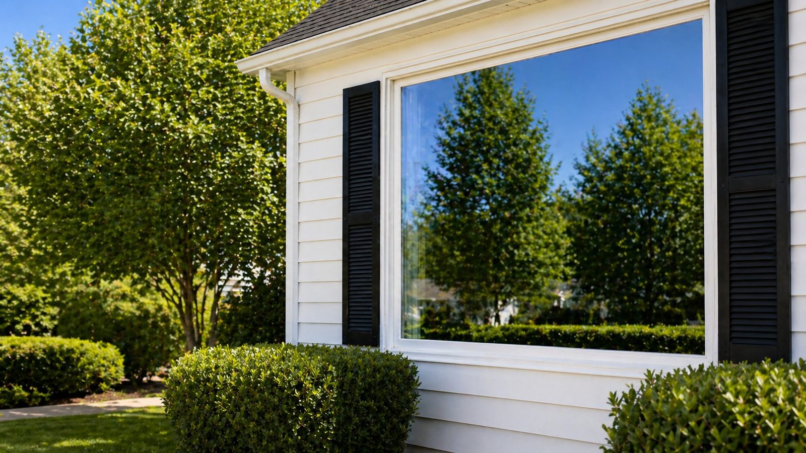 Window cleaning result in Geauga County — Xtreme Clean Powerwashing streak-free glass